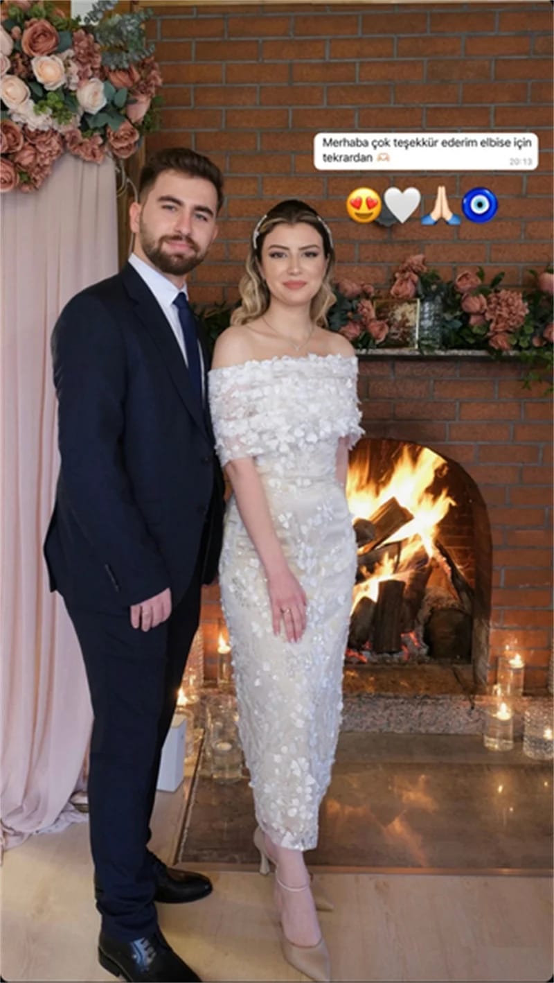 Customer photo review of Aurora Maxi Dress