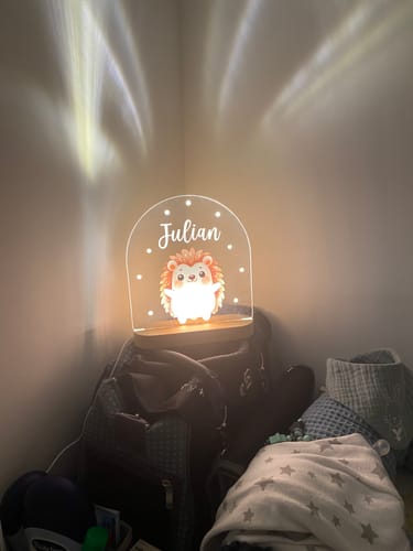 Customer photo review of Nachtlicht mit Lieblingstier