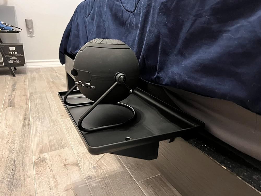 Customer photo review of The CableCatch Bedside Shelf / BedShelfie - CableCatch