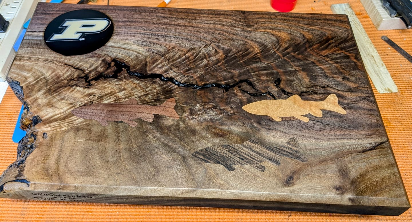 Customer photo review of Ultimate Circle Inlay And Pocketing Acrylic Router Template Set