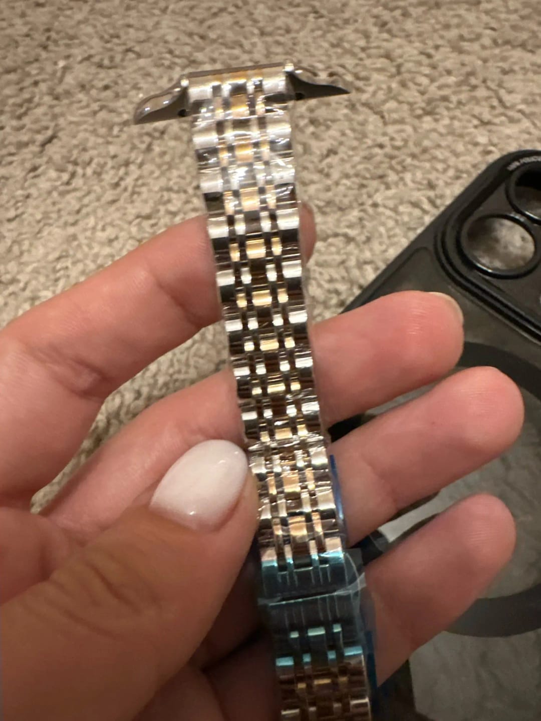 Customer photo review of Apple Watch Stainless Steel Band - Sleek Durable Style