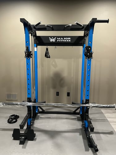 Customer photo review of MAJOR FITNESS All-In-One Home Gym Power Rack Package F22