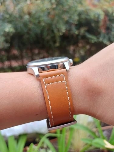 Customer photo review of Ticwatch Soft Leather Band - Comfortable Sporty Design