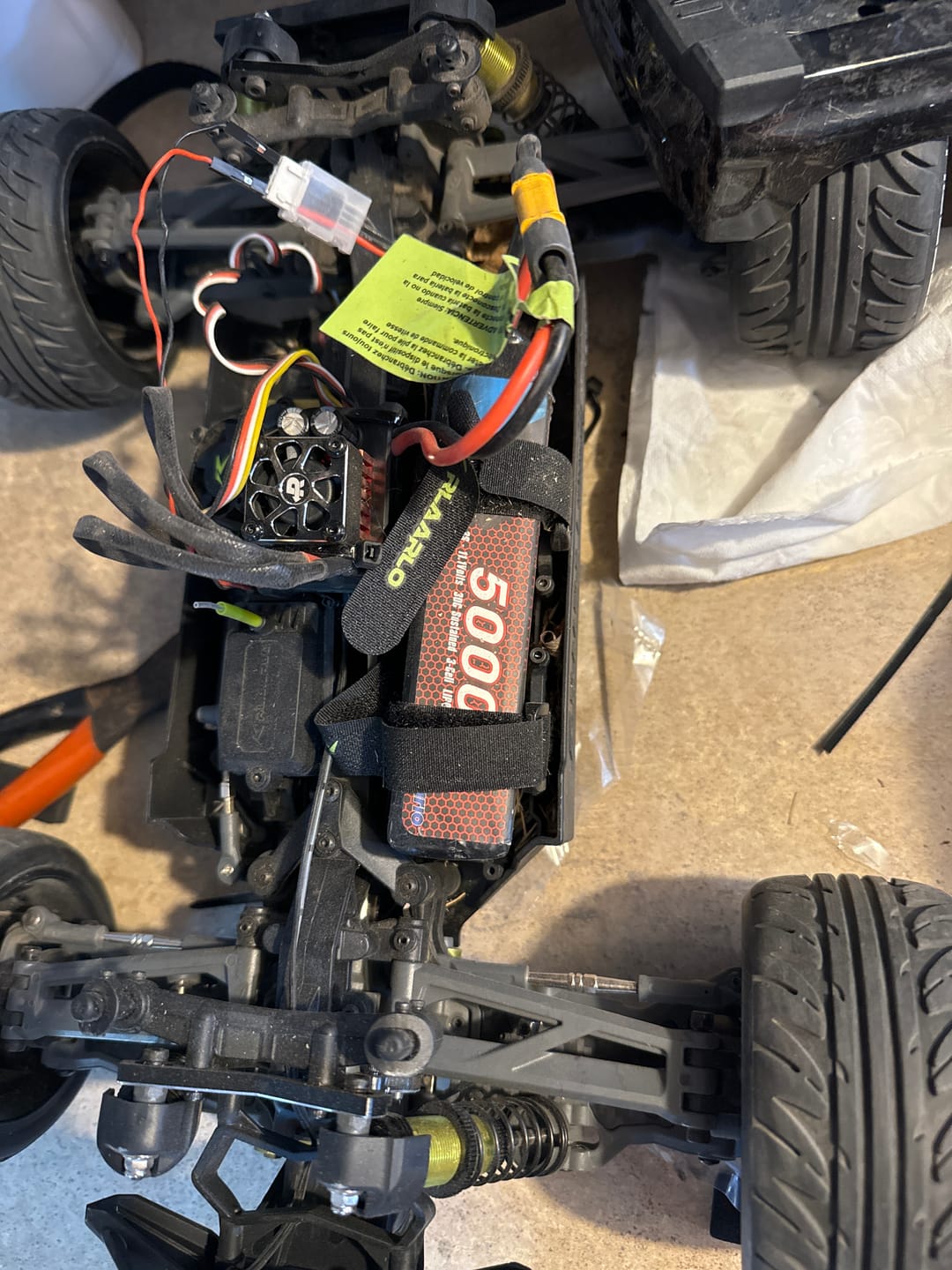 Customer photo review of 11.1V 5000mah 3S Lipo Battery XT60 Plug