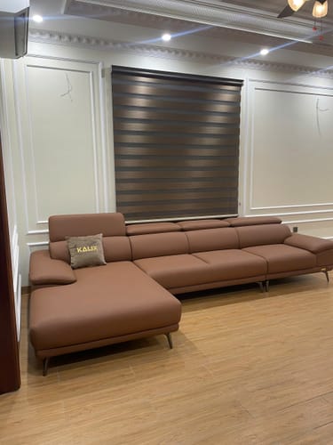 Customer photo review of Sofa văng da sang trọng PERRY 3 chỗ tựa gật gù