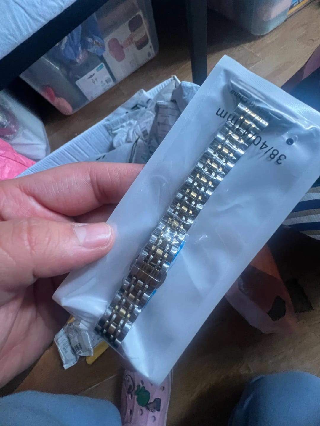 Customer photo review of Apple Watch Stainless Steel Band - Sleek Durable Style