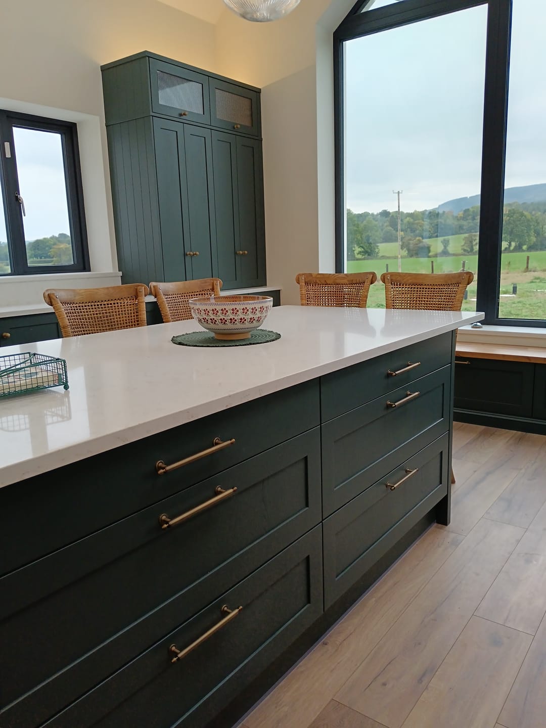 Customer photo review of Antique Brass Cabinet Pulls | Beehive | Aurea Caelum