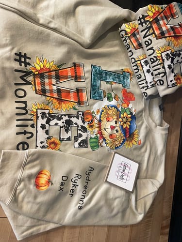 Customer photo review of Custom DTF Transfer By Size - Upload your own PNG