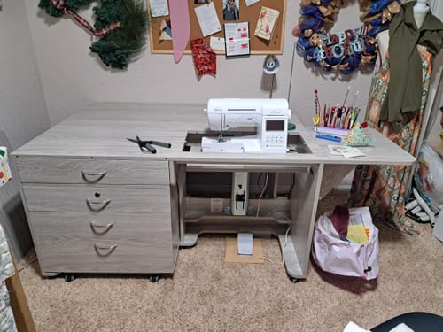 Customer photo review of Tailormade Quilter's Vision & Companion Chest Set (2 Colors Available)