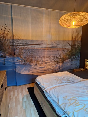 Customer photo review of Foto Schiebegardine "Sonnenuntergang an der Ostsee"