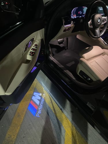 Customer photo review of BMW G SERIES DOOR LIGHTS