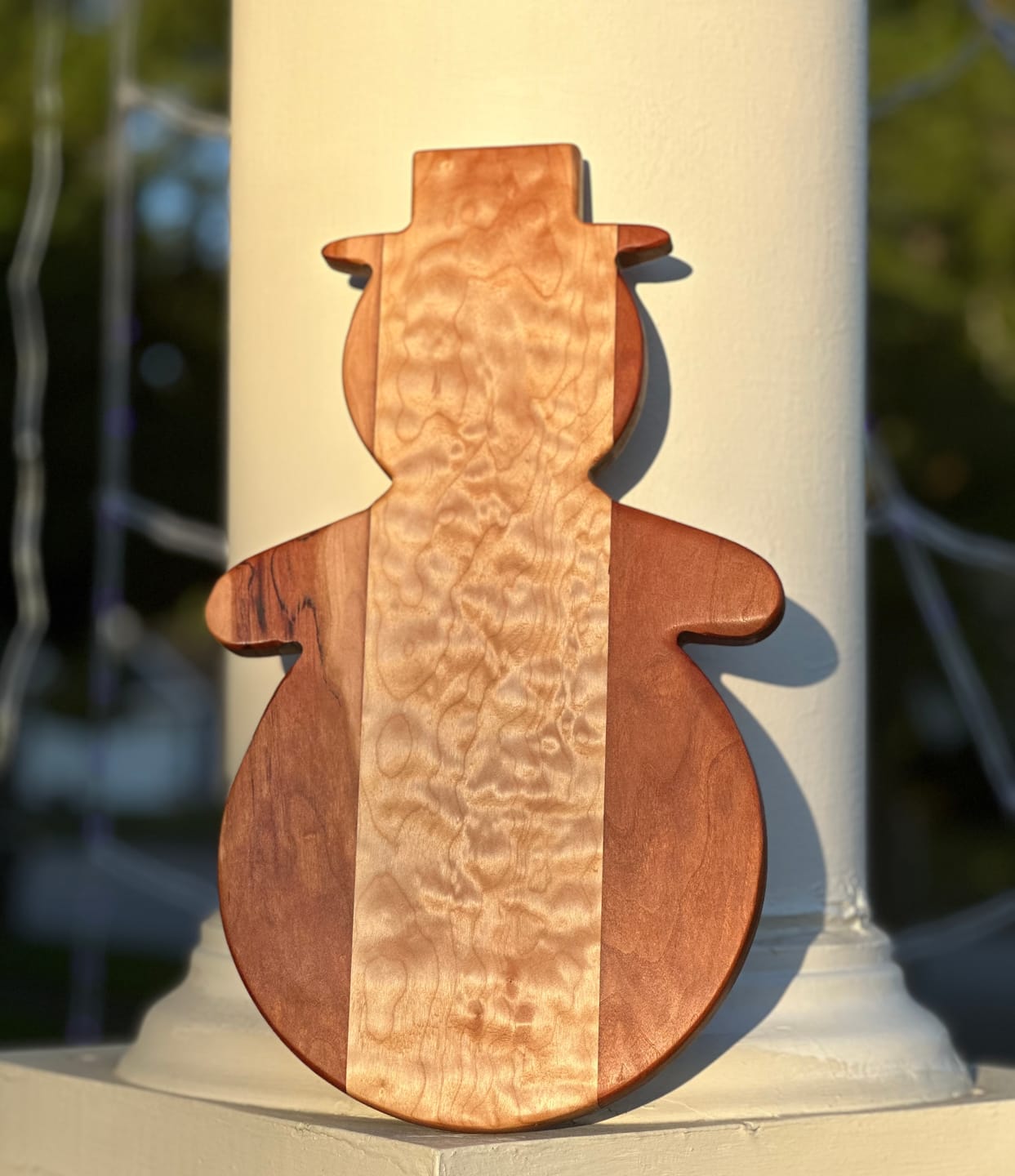 Customer photo review of 15.75x9.20" Snowman Tray 1 Acrylic Router Template [Limited Edition]