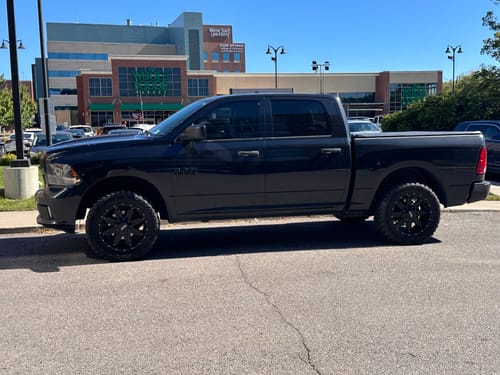 Customer photo review of Rancho QuickLift 2" Lift Kit Leveling Shocks & Struts fit 2009-2018 Ram 1500 4WD