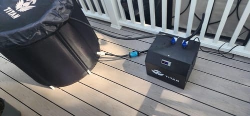 Customer photo review of Bravo Ice Bath Pod