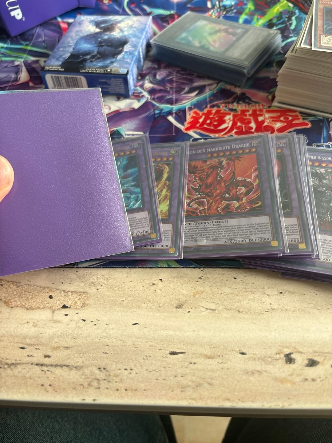Customer photo review of Baba Sleeves Matte Oversleeves - Doublesleeves Hüllen