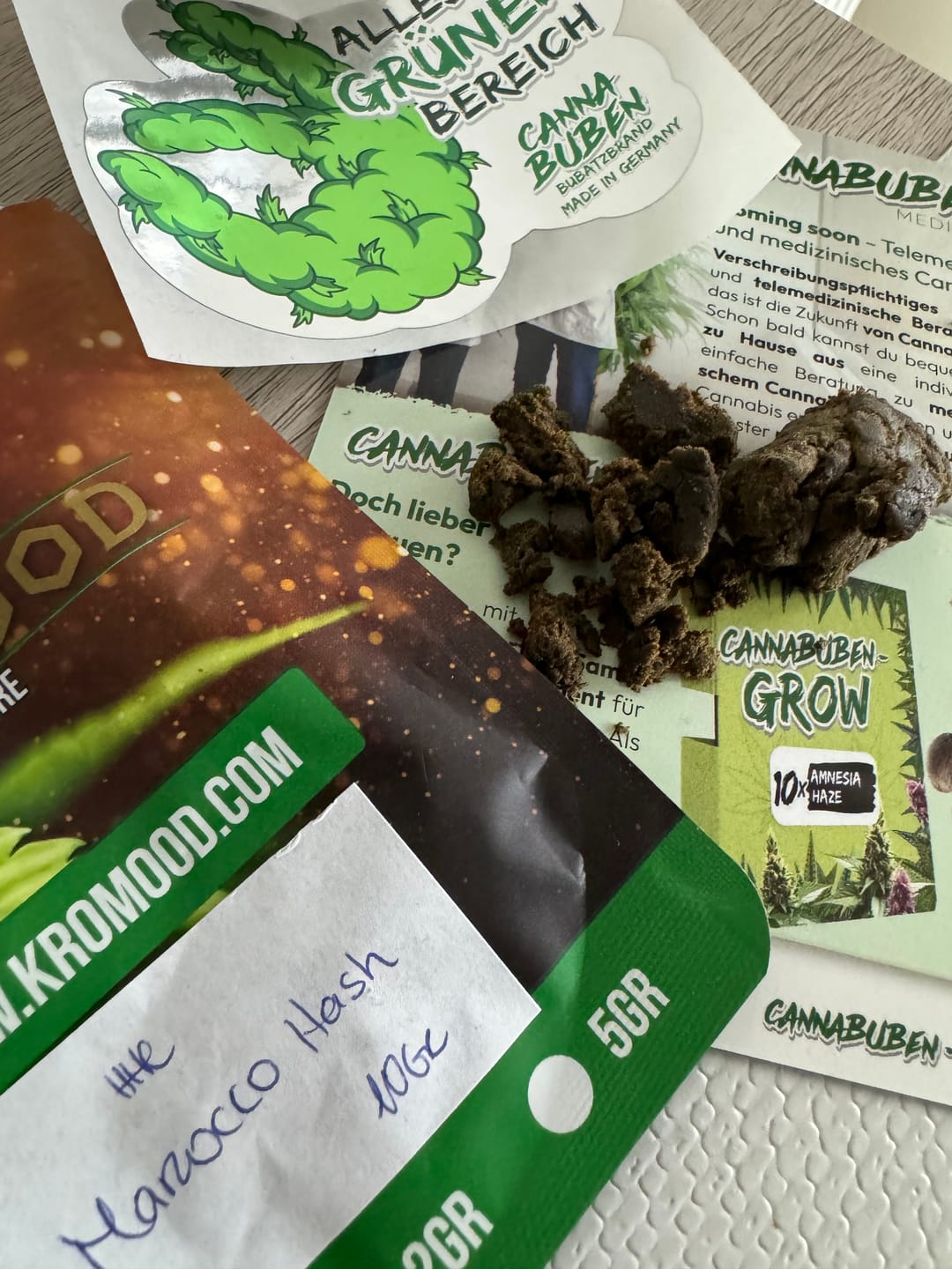 Customer photo review of Résine de HHC - Marocco Hash 40%