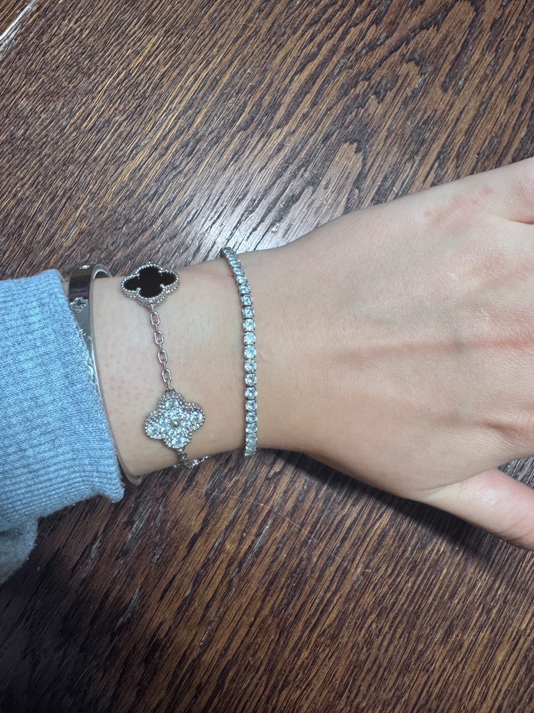 Customer photo review of Tennis Armband | 18K vergoldet