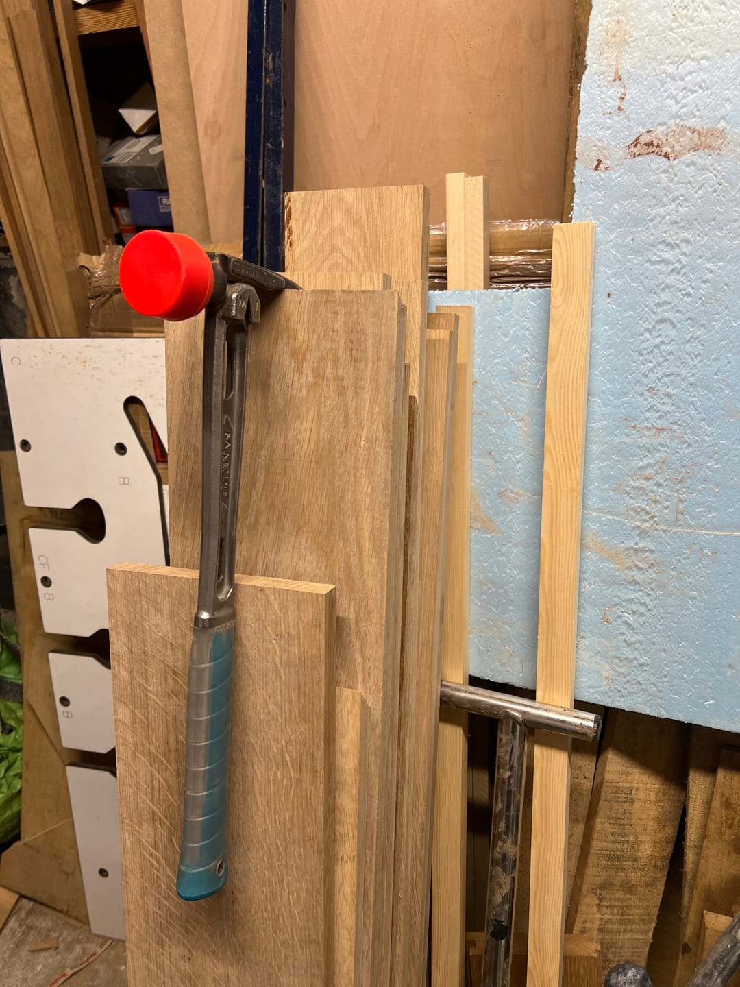 Customer photo review of Martinez Tools | Clear Overlay Hammer Grip