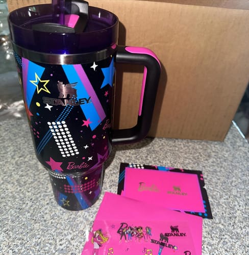 Customer photo review of Stanley Quencher Barbie™ 80'S Rockers  | 1L