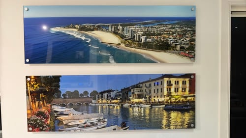 Customer photo review of Acrylic Mounting Standoff - 50 x 150 cm