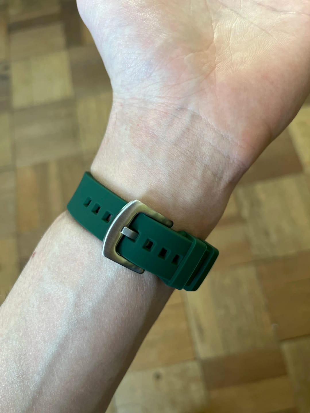 Customer photo review of Samsung Galaxy Watch Silicone Band - Soft Waterproof Style