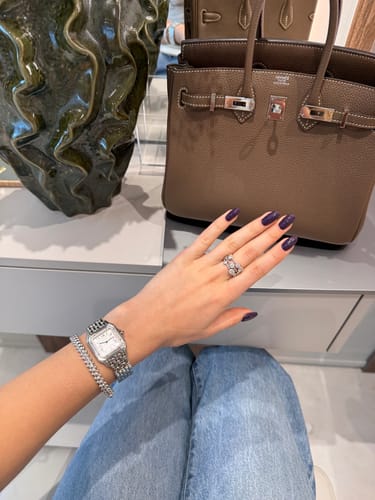 Customer photo review of Eteri Triple Ring White Gold Vermeil