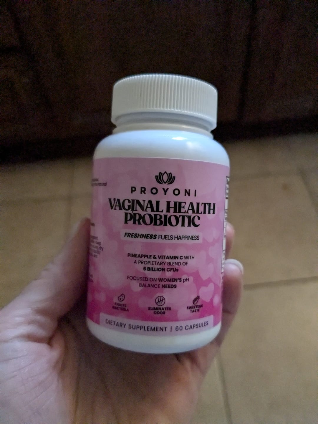Customer photo review of ProYoni Vaginal Probiotic