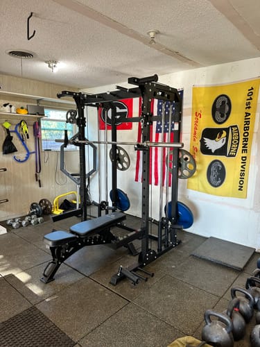 Customer photo review of Major Fitness F22 All-In-One Home Gym Power Rack