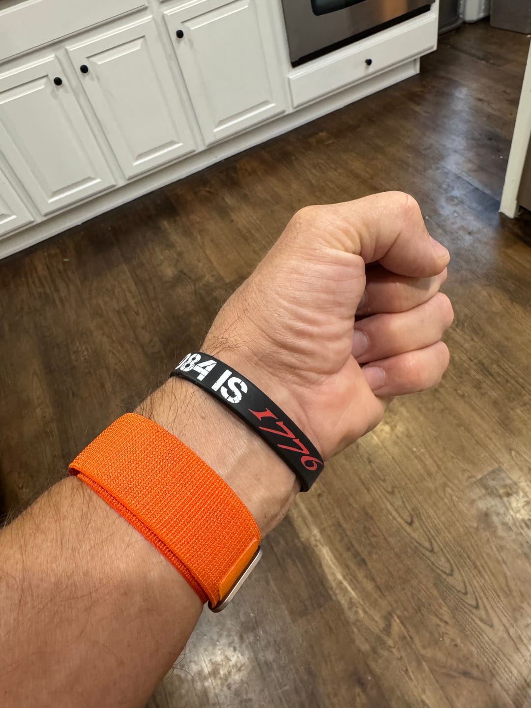 Customer photo review of The Answer to 1984 Decal