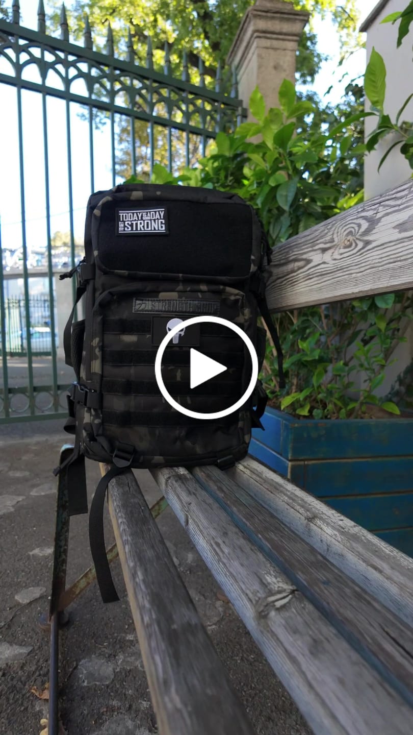 Customer video review of Training Backpack - Dark Camo