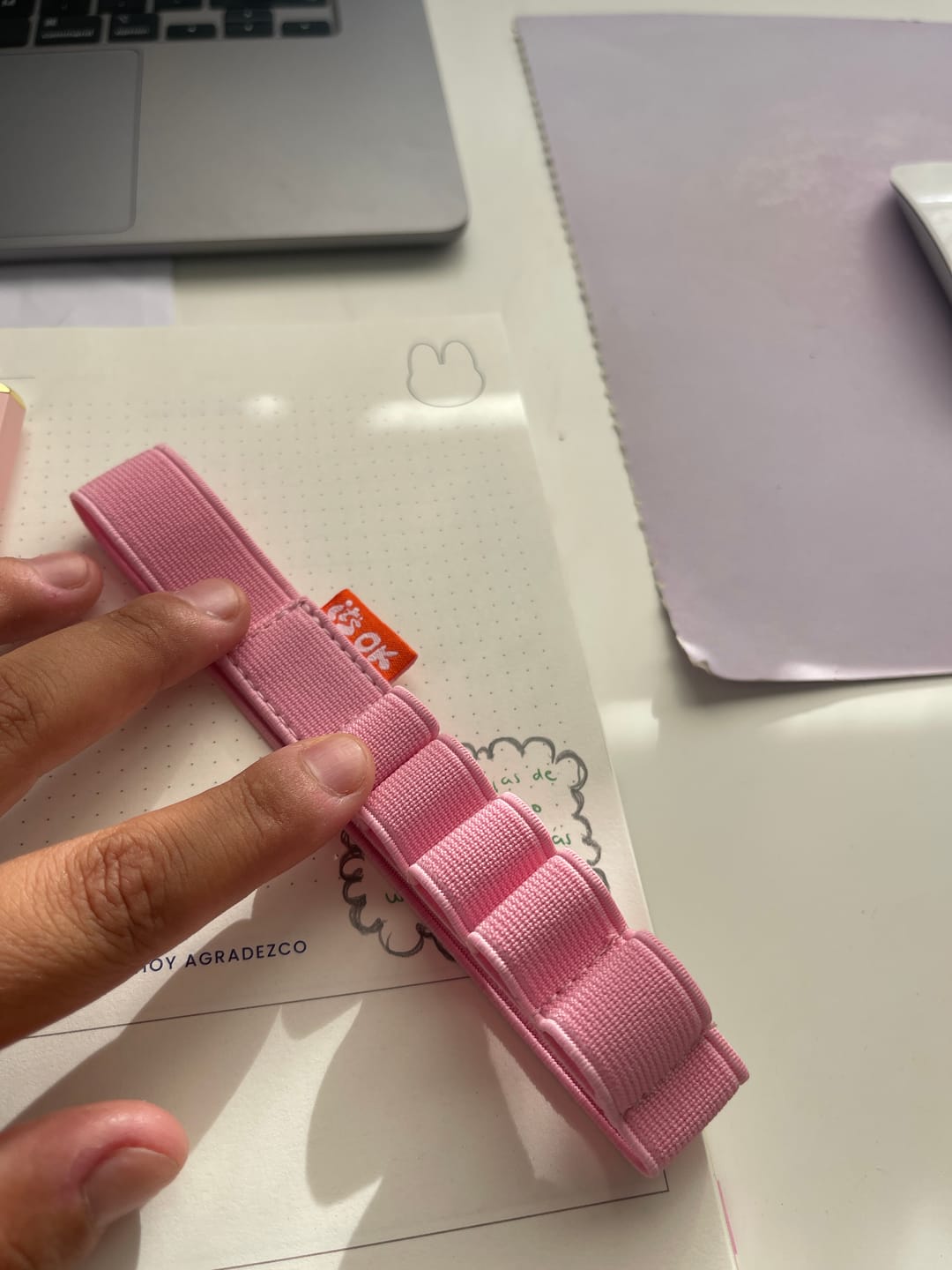 Customer photo review of Portabolis elástico It's OK