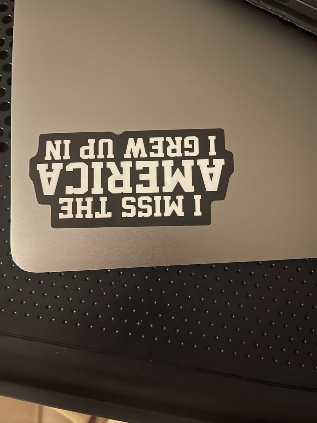 Customer photo review of I Miss The America I Grew Up In Decal