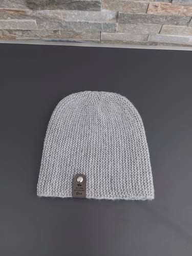 Customer photo review of Kunstleder Label "Handgemacht von Oma" zum Annähen