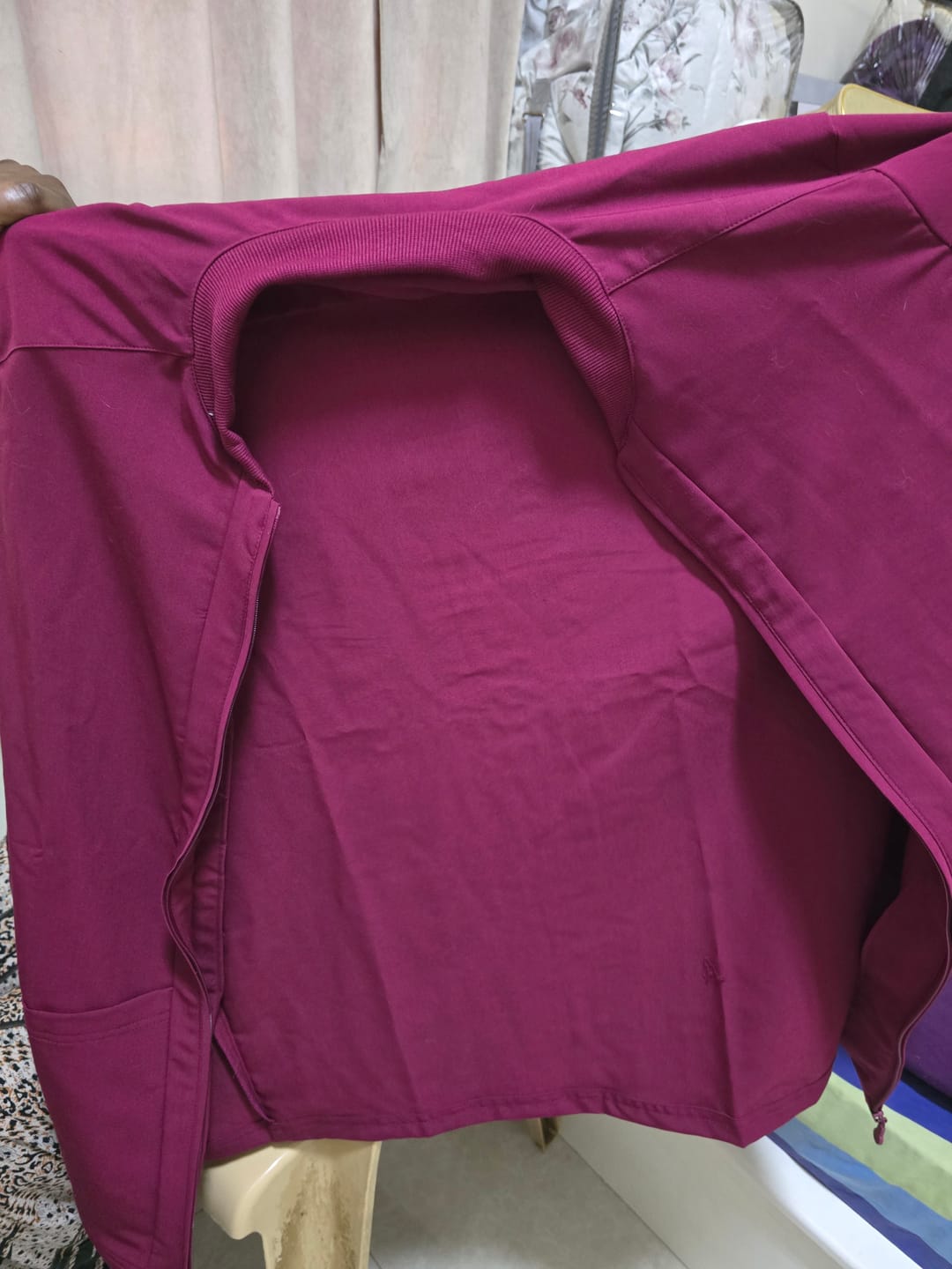Customer photo review of Unisex Zipped Warmer Jacket WJ601
