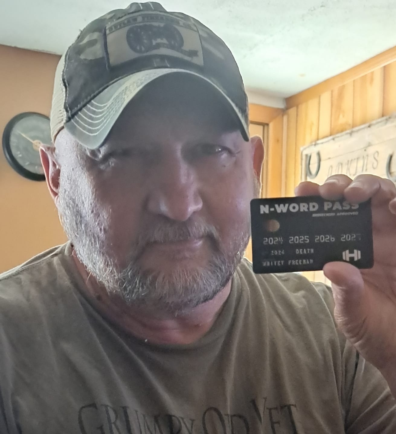Customer photo review of N-Word Pass Card