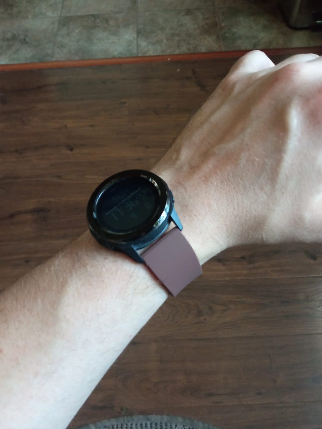 Customer photo review of Ticwatch Silicone Band - Durable, Flexible, Comfortable Fit