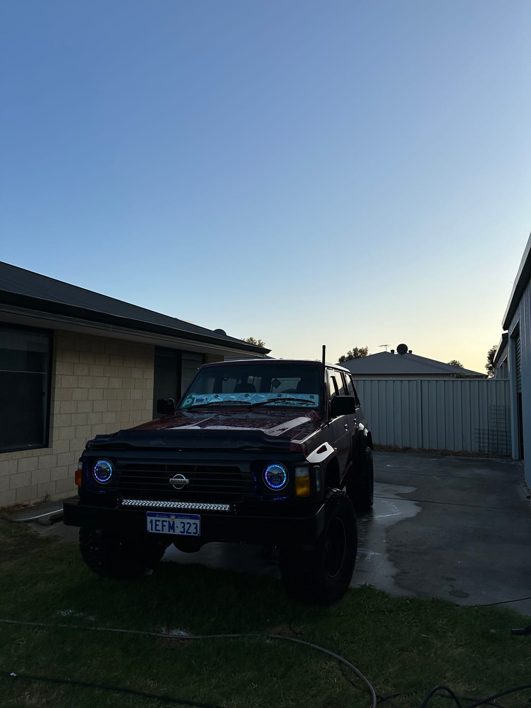 Customer photo review of 7" 'Halo' LED Colour Chasing Headlights