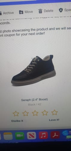 Customer photo review of Seraph (2.4'' Boost)