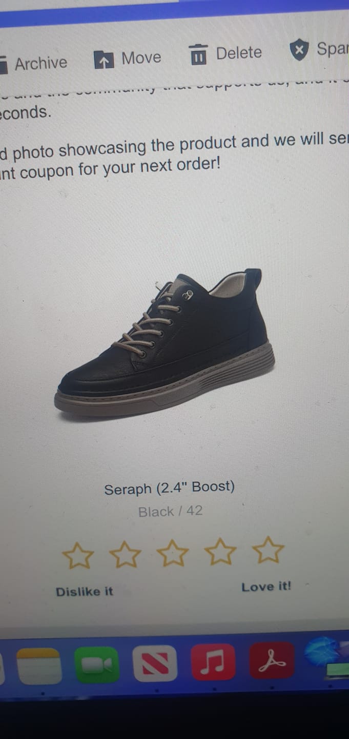 Customer photo review of Seraph (2.4'' Boost)