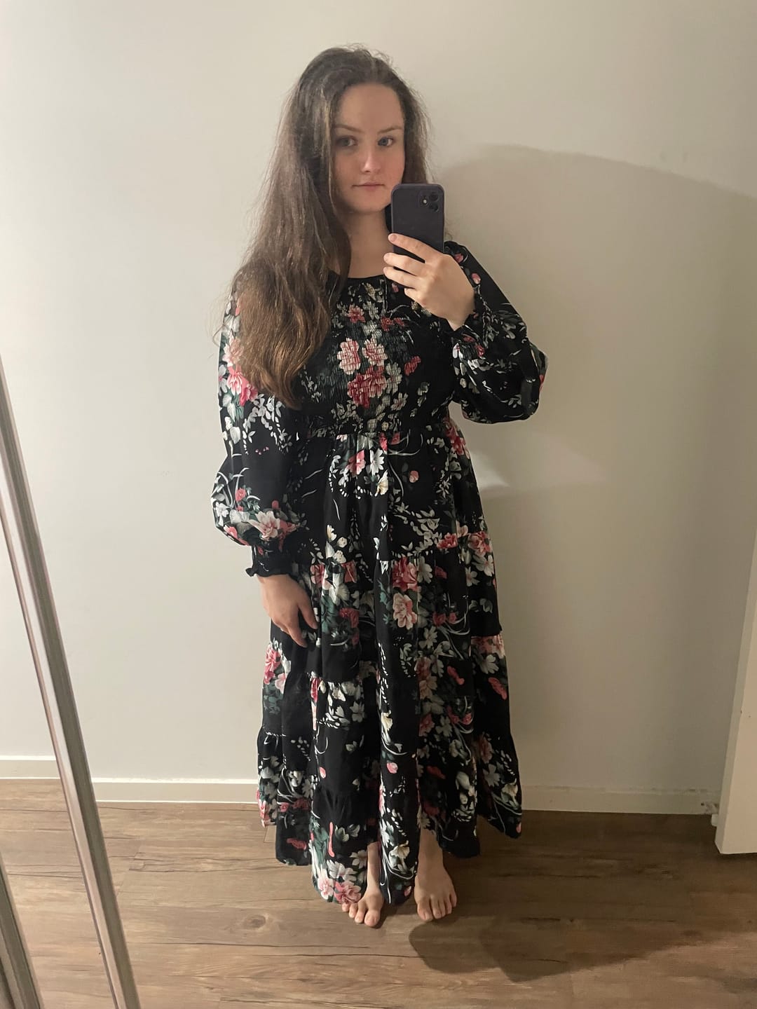 Customer photo review of Nella Dress in Black