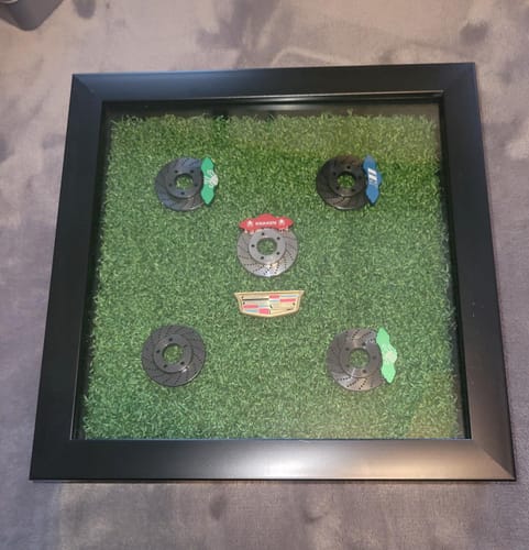Customer photo review of Rotor Golf Ball Marker - Black Oxide Carbon Steel | Kraken Golf