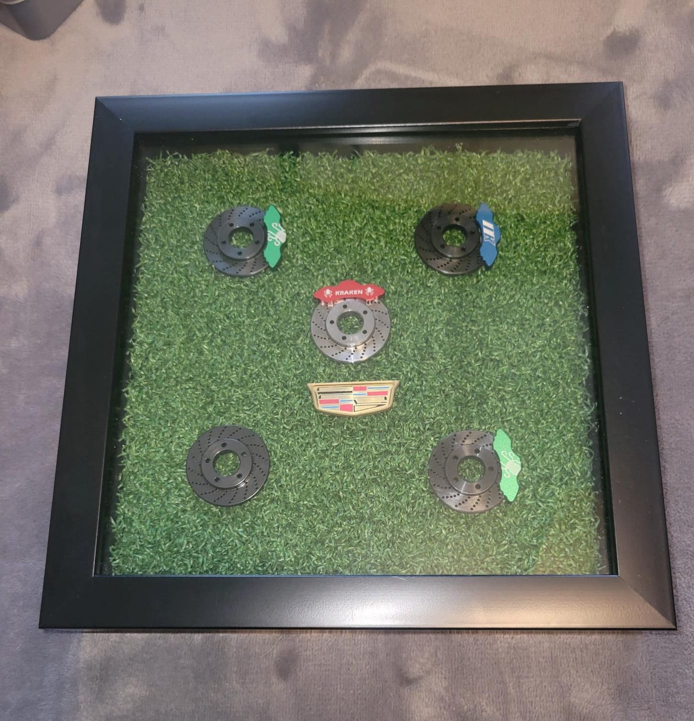 Customer photo review of Rotor Golf Ball Marker - Black Oxide Carbon Steel | Kraken Golf