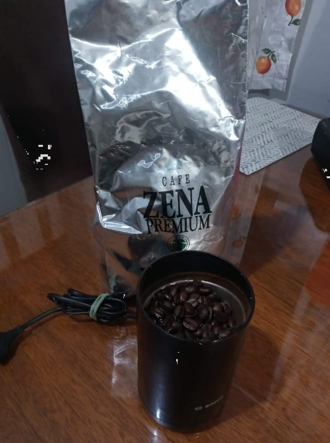 Customer photo review of Café Zena Premium 1kg grano entero