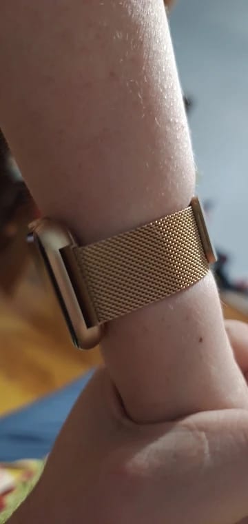 Customer photo review of Samsung Galaxy Watch Stainless Steel Mesh Strap