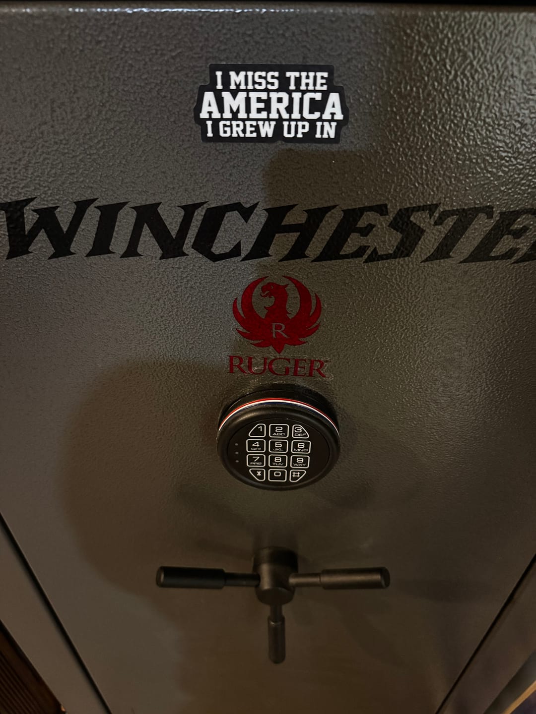 Customer photo review of I Miss The America I Grew Up In Decal
