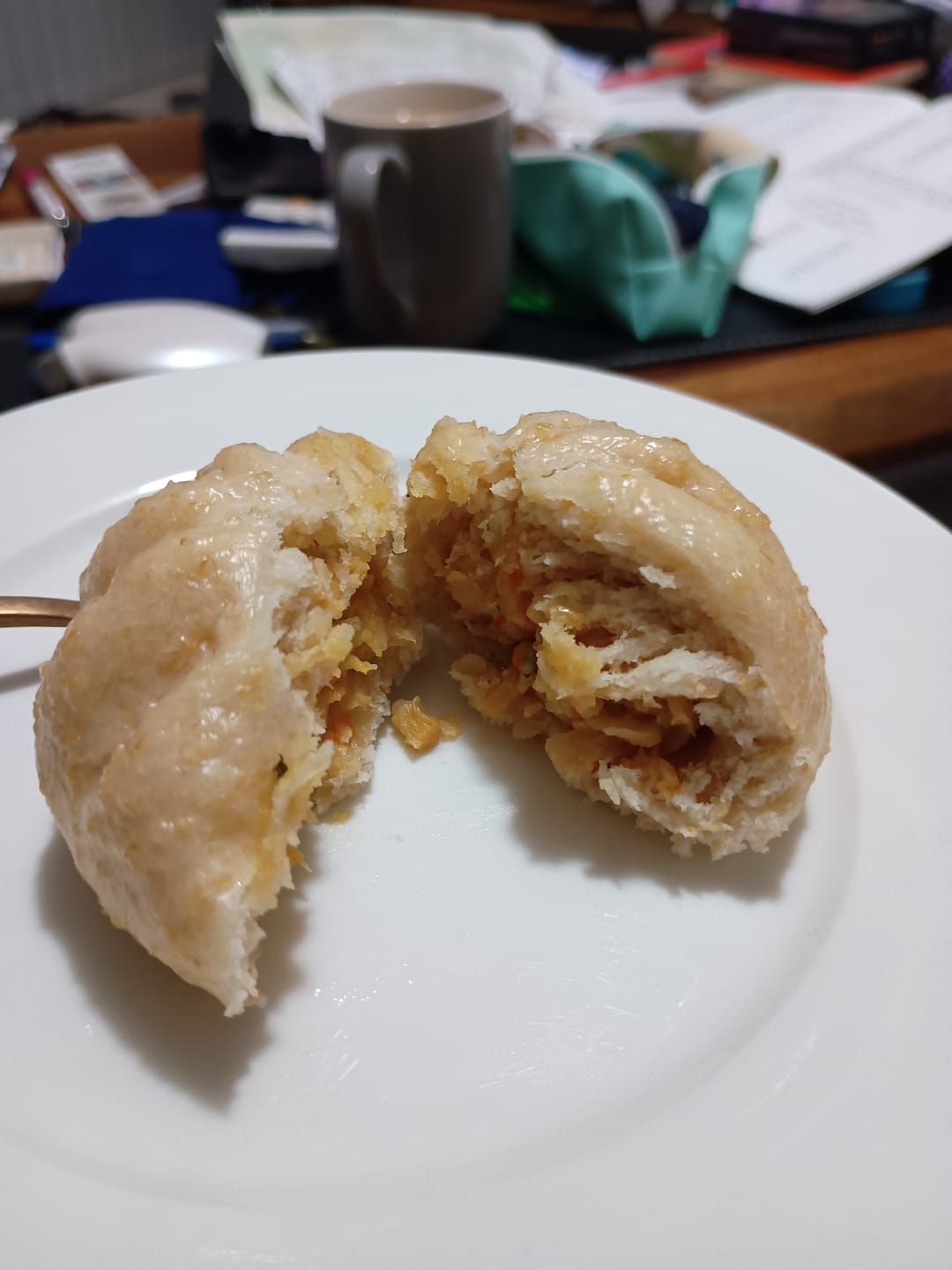 Customer photo review of Plant-based Thai Pork Basil Buns