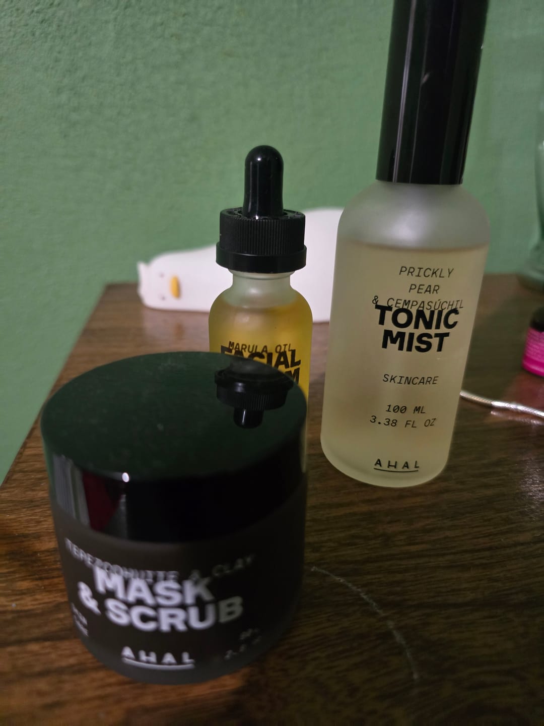 Customer photo review of AHAL-Suero Humectante Facial de Marula Africano