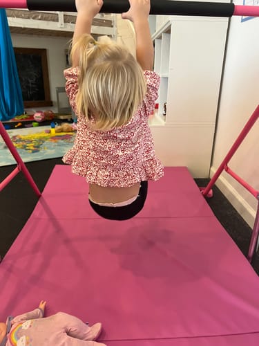 Customer photo review of Gymnastics kip bar bundle