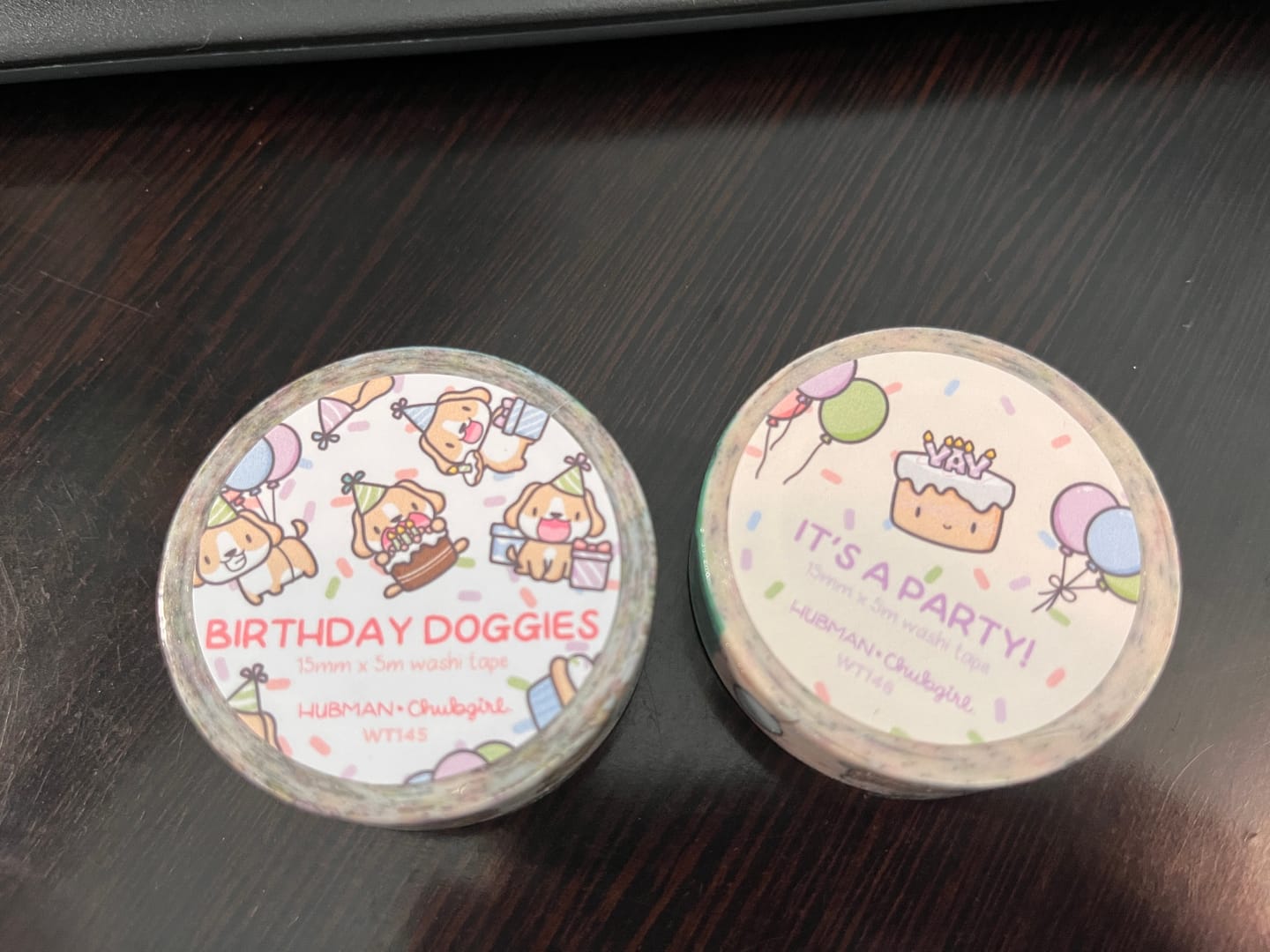 Customer photo review of Happy Birthday Washi Tape (Set of 2)