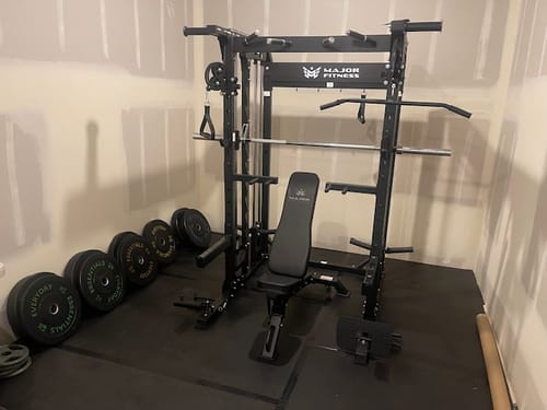 Customer photo review of Major Fitness Adjustable Bench | 1300Lbs Capacity Weight Bench PLT01